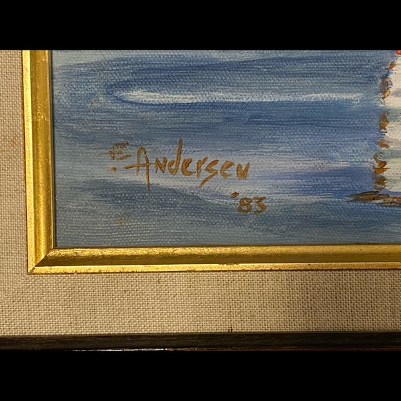 Charming Fishing boat Seascape “The Arielle Troller at La Push” by Anderson - Picture 14 of 16